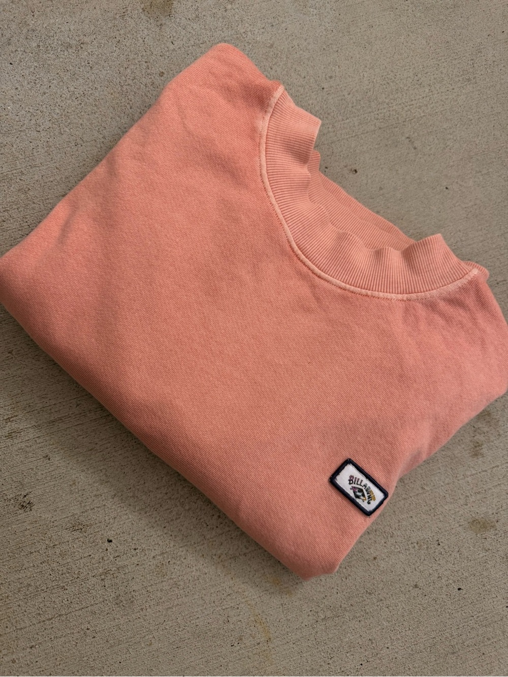 Billabong Coral-Peach Pullover Sweatshirt
